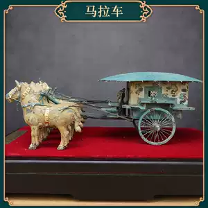 西安・兵馬俑博物館の銅馬車｜アジア写真帳（西安） 置物 中国西安