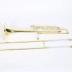 Điện di phụ nguyên tử chính hãng của Đức biến vàng trombone rút ống hạ B bật F điều chỉnh ten ten trombone - Nhạc cụ phương Tây