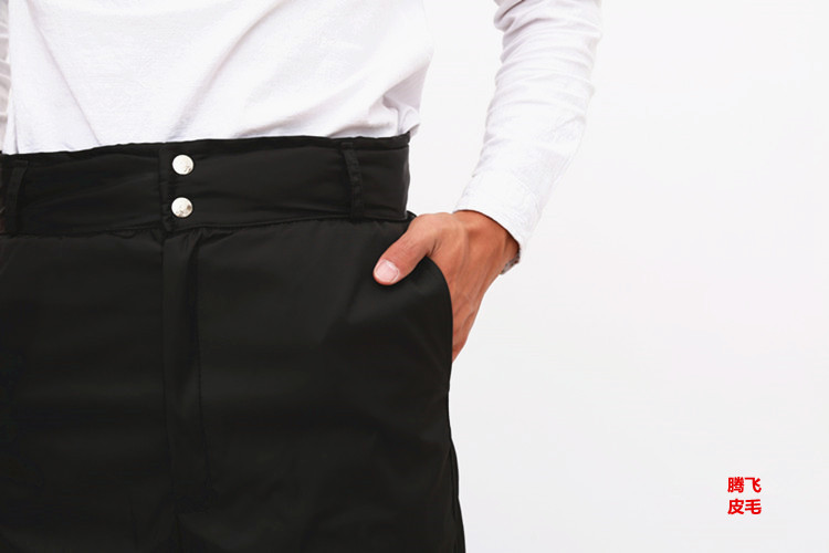 Pantalon cuir homme droit pour hiver - Ref 1477011 Image 17