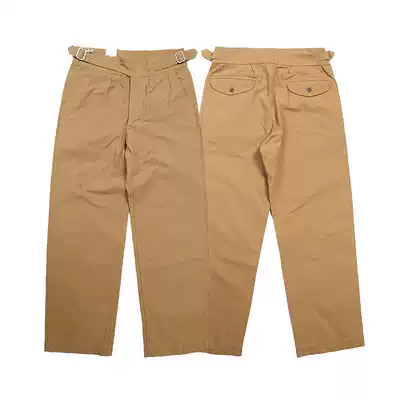 2021 NON STOCK vintage British Gurkha khakis men loose Kis trousers Bermuda pants men