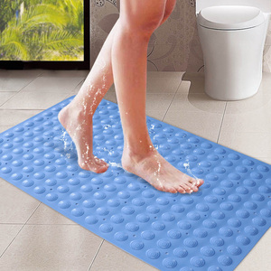 Trọng lượng phòng tắm chống trượt pad nhà vệ sinh mat phòng tắm lớn PVC tắm vòi sen phòng tắm mat nhựa