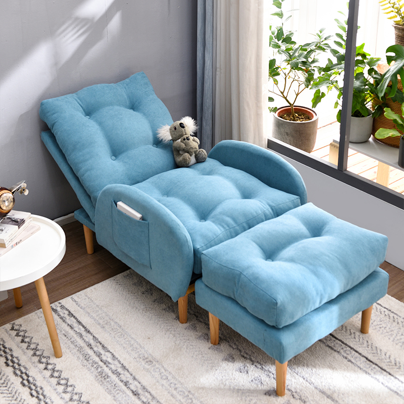 Lazy sofa tatami single sofa balcony reclining leisure back chair cute bedroom recliner small sofa