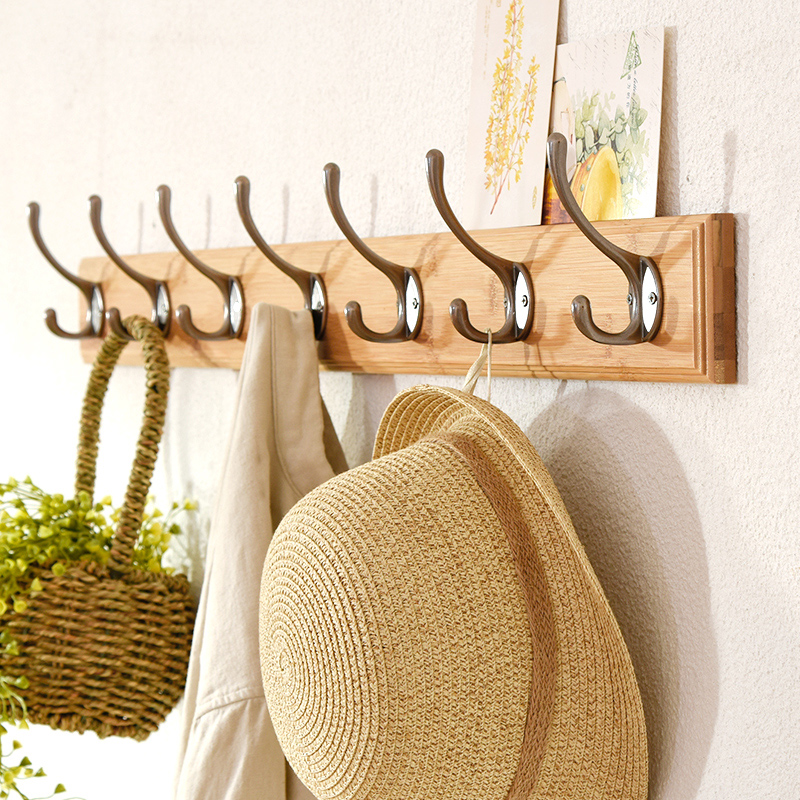 Love Must Hang Hook Clothes Hook Wall Wall-mounted Wall Door Rear Solid Wood Shelve Creatively Crochet Hook Guan Guan Wall Hook