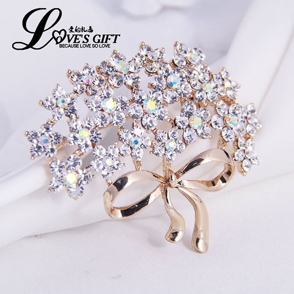 Broche femme en Zircon diamant - Ref 1174383 Image 12