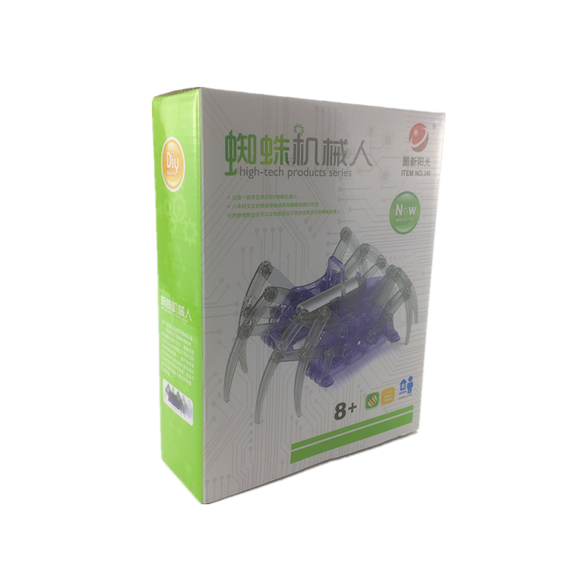 Spider Robotics DIY Technology Small Making Electric Creeping Science Model Assembly Materials Assembly Teaching Aids