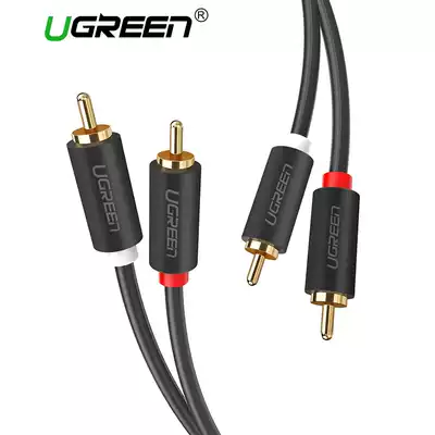 Ugreen 2RCA to 2 RCA Male to Male Audio Cable Gold-Plated