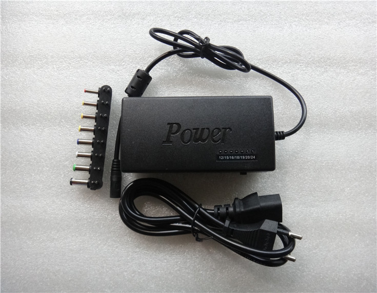 Manufacturer 12 ~ 24V laptops power notebook power notebook universal adjustable power supply adapter 96w multifunction charger