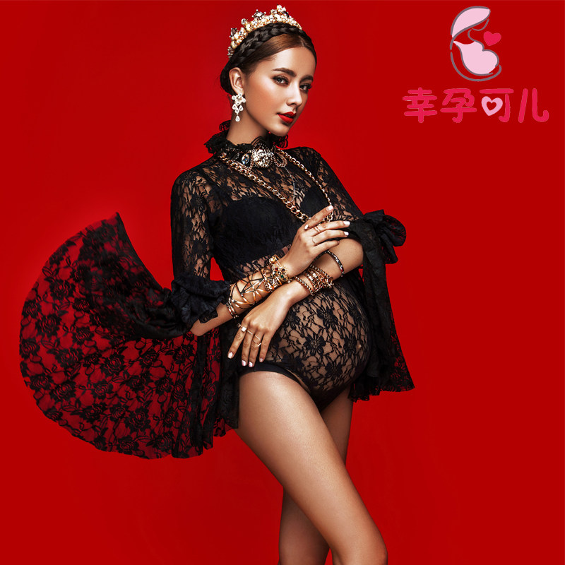 Maternity photography clothing new black photo studio maternity clothing personality photo photography clothing maternity theme photography clothing