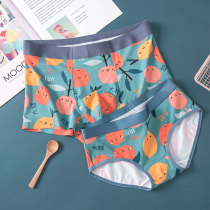 Couple underwear summer modal cotton cute couple underwear light luxury creative personality suit