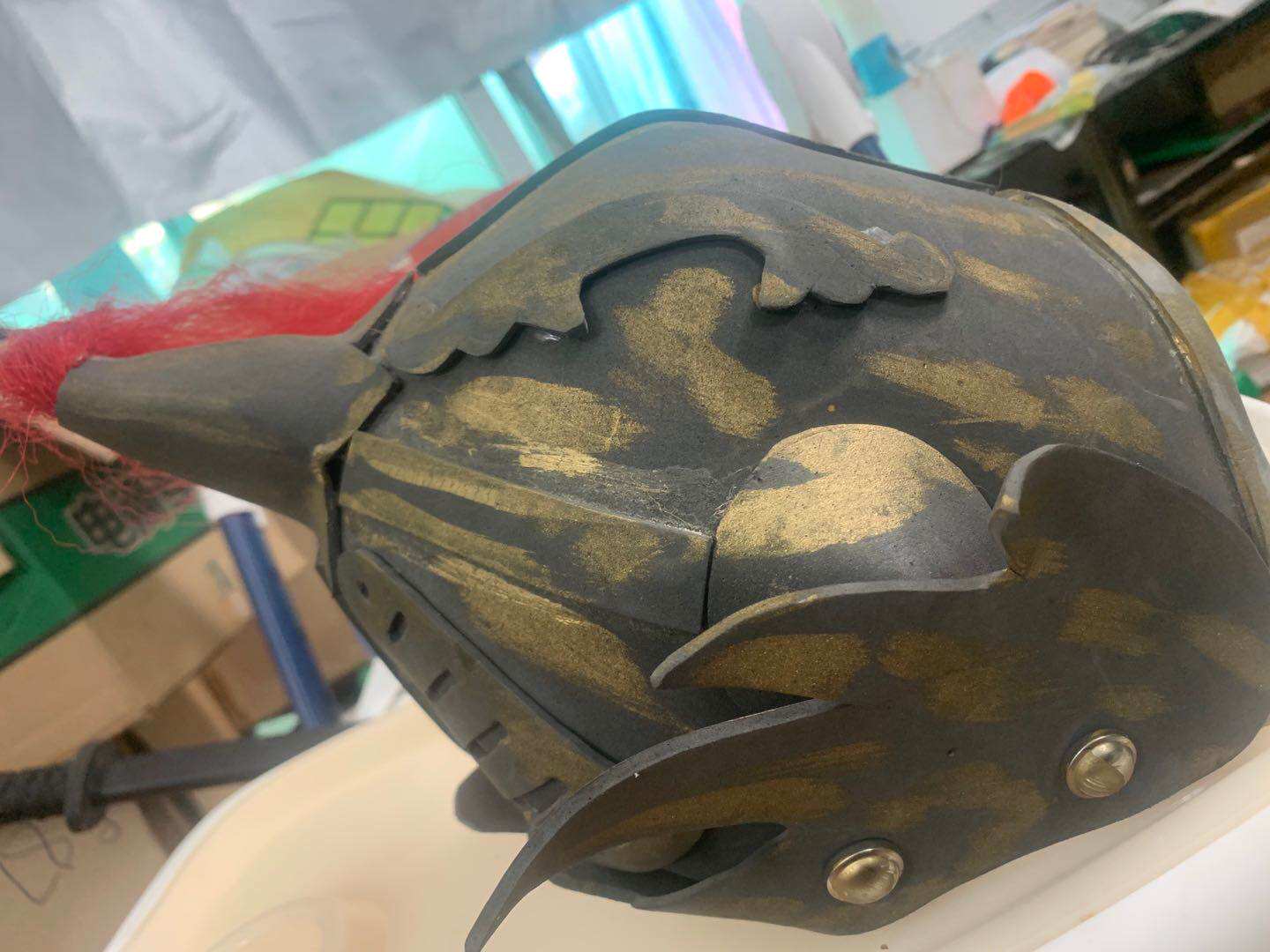 Китайцы одежда наборы 租黑色【将军】铠甲盔甲学生运动会年会走秀七夕年会话剧演出