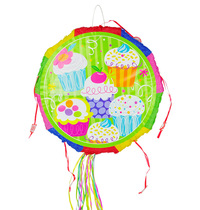 Birthday Party childrens game props cake pinata pinata pinata smashing sugar game beating pull string folding style