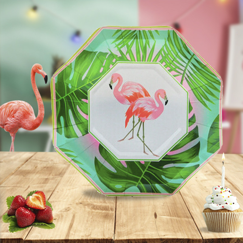 INS Wind Summer Fire Birds Adults Children Themed Birthday Party Decorations Arrangement Supplies Cake Dinner Plate Paper Tray