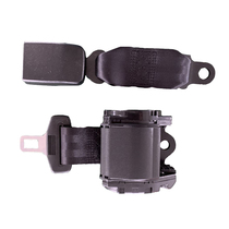 2 4 meters long automatic retractable two-point safety belt emergency locking seat safety belt belt material rack strap
