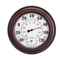 Battery-free mechanical thermometer air humidity meter European Wall functional decoration pendant living room bedroom