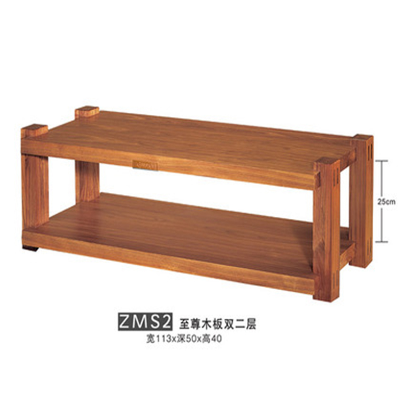 Jazz rack ZMS2 supreme wood double-layer audio rack solid wood power amplifier equipment HIFI equipment rack recommended