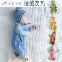 Baby clothes Develed one-piece clothes baby pyjamas autumn and winter clothing autumn clothes warm suit for men and women Spring autumn and winter