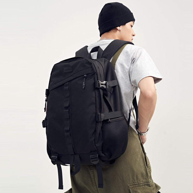 Tide brand Japanese Street backpack male large capacity travel computer backpack trend ins College student bag High School