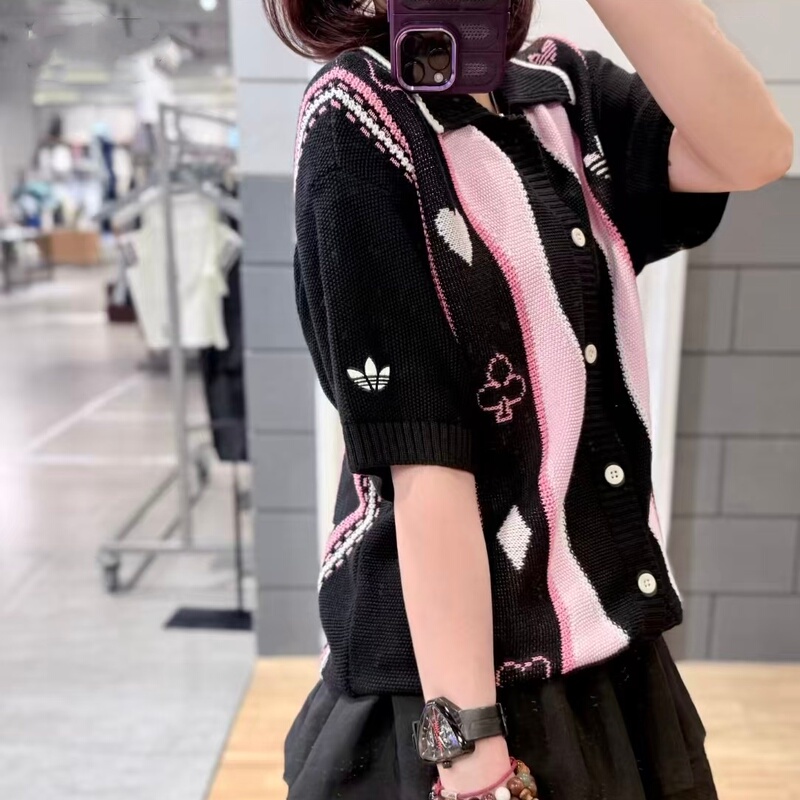 Big Brand Discount Area | Limited Time Offer | Celebrity-Inspired Casual Knit Cardigan Short-Sleeve Heart Sweater T-Shirt Big Brand Discount Area | Limited Time Offer | Celebrity-Inspired Casual Knit Cardigan Short-Sleeve Heart Sweater T-Shirt
