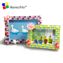 diy mosaic photo frame handmade creative material bag self-made personalized photo album special gift National Day