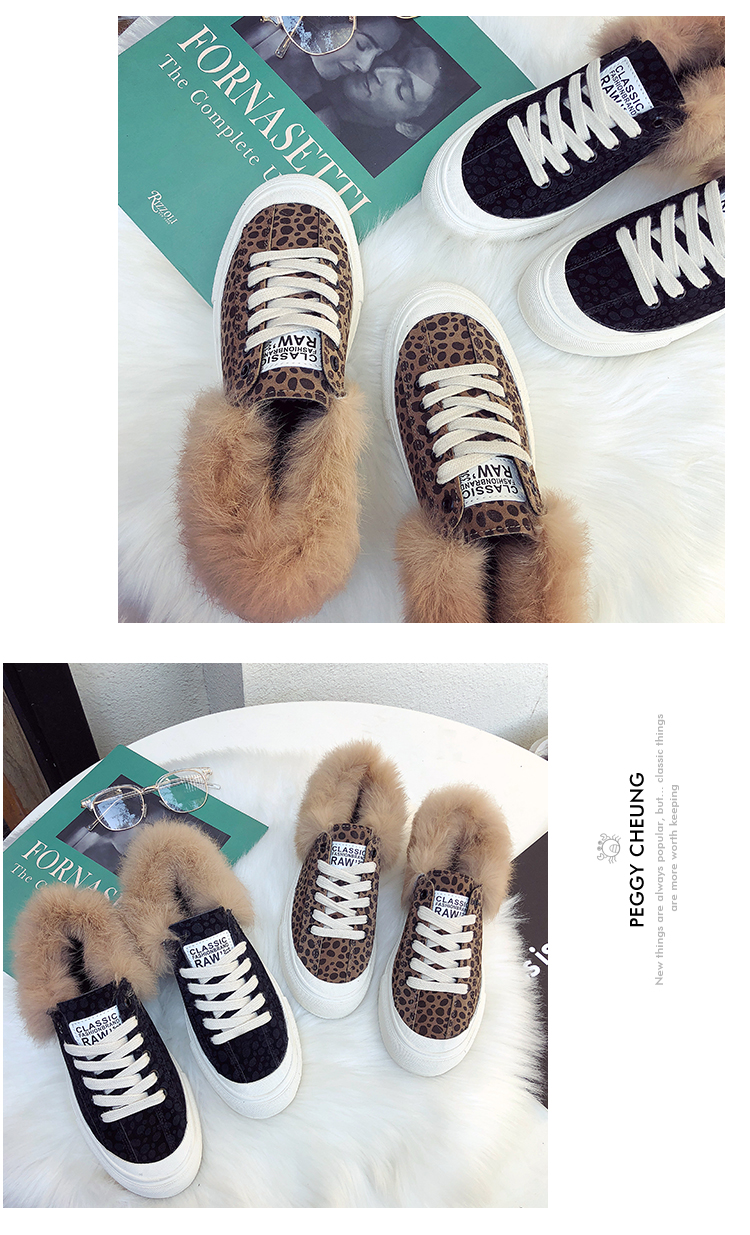 Hai đôi giày cotton nữ 2018 mới hoang dã phiên bản Hàn Quốc cộng với nhung dày dày dày ấm áp mùa đông giày vải nữ siêu lửa jordan dior cổ thấp