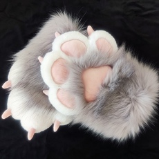 furry福瑞/兽装 furry彩色兽装爪子手套猫娘手套猫爪福瑞周边fursuit定制现货成品