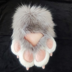 furry福瑞/兽装 furry彩色兽装爪子手套猫娘手套猫爪福瑞周边fursuit定制现货成品