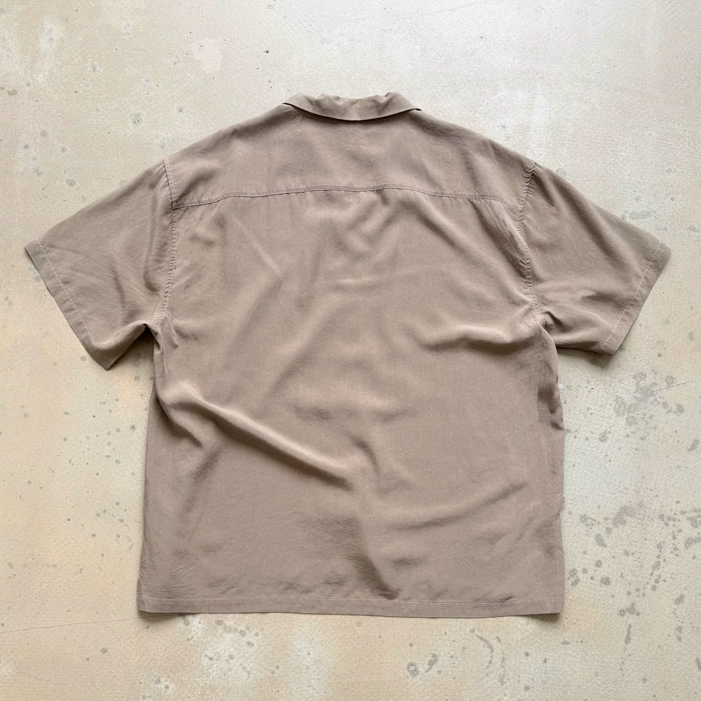 Поло с ярлыком GALLERY DEPT26SS американский ретро свободная рубашка с коротким рукавом в стиле кубинского воротника хавайский йоппи стиль старые деньги
