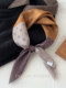 100% mulberry silk scarf, silk scarf shawl, women's autumn scarf, 70cm square scarf, Chinese square scarf, can be tied with a belt