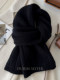 White Dance on the Cloud ~ 100% Australian pure wool scarf for women winter 2025 new Korean style trendy high-end knitted