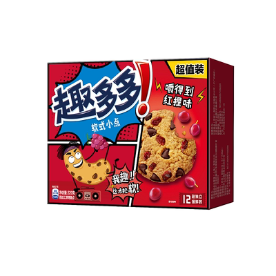 趣多多 Мягкие маленькие точки, чтобы получить красный аромат 320G