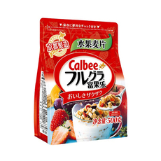冲饮谷物 calbee水果麦片500g