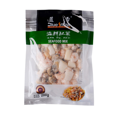 蓝雪 Блюда из морепродуктов 200 г/сумка