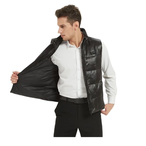 Массажер, утепленный жилет подходит для мужчин и женщин для всего тела с пухом