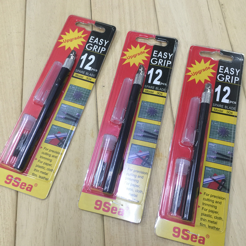 New product Jiuyang Gundam model making tool repair water mouth sculpture knife 310 304 non-slip pen knife with blade