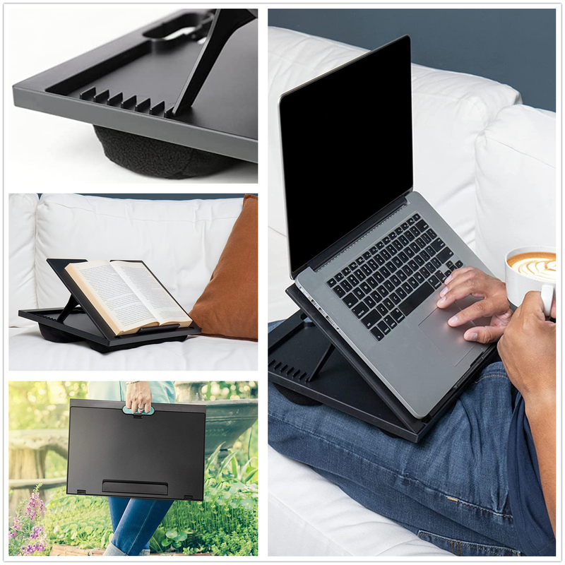 Laptop Lap Desk Lazy Foldable Bed Black Stand Office Desktop Computer Riser Writing Board Laptop Lap Desk Lazy Foldable Bed Black Stand Office Desktop Computer Riser Writing Board