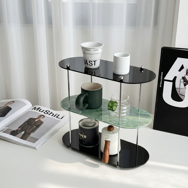 Acrylic Cup Holder, Water Cup Display Stand, High-Looking Marble Bathroom Waterproof Cosmetics and Perfume Storage Rack Acrylic Cup Holder, Water Cup Display Stand, High-Looking Marble Bathroom Waterproof Cosmetics and Perfume Storage Rack
