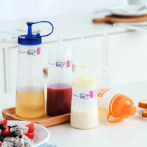  Japan imported salad dressing extrusion bottle plastic jam honey bottle takeya seasoning bottle ketchup extrusion bottle