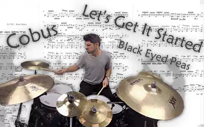 Drum score: Lets Get It Started (Cobus flip version) Black Eyed Peas