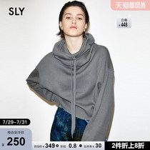 (THROW series) SLY new solid color pile collar loose casual sweater 030DS080-1720