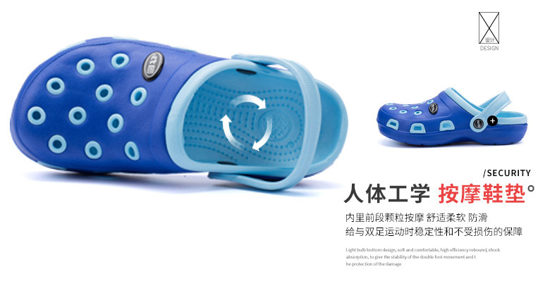 Sandales enfants en EVA WARRIOR Baotou creux pour été - semelle plastique - Ref 1053424 Image 16