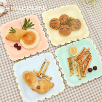 Picnic supplies Net red disposable tableware Birthday cup party party set ins paper plate plate paper plate