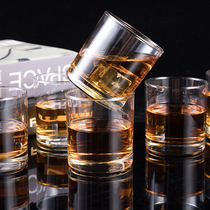 Wine glasses set home whisky glasses 6 European Creative Square beer glasses hot glass