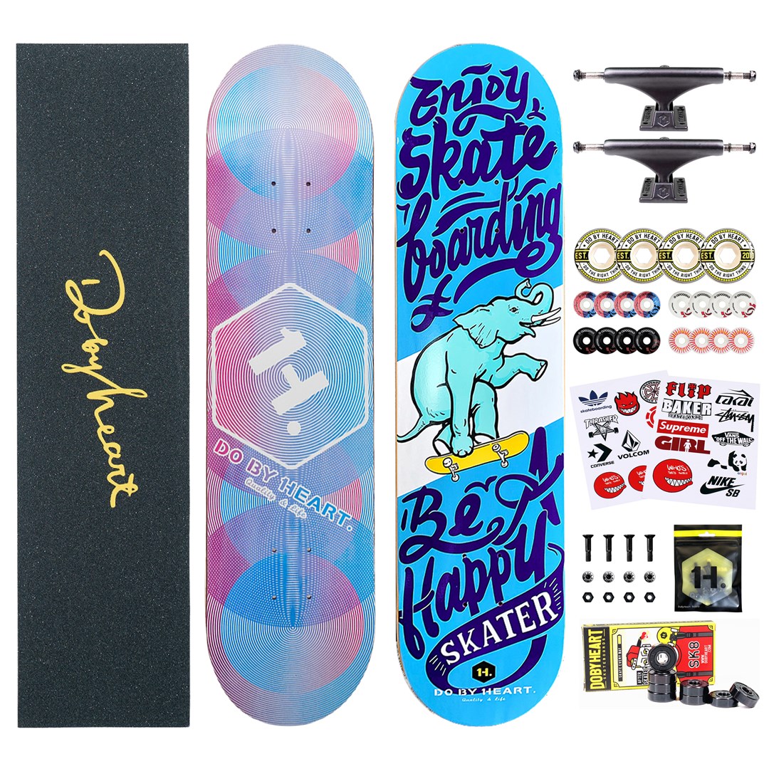 DBH skateboarding professional assembly skateboarding adult suit action stunt brush street four - wheel skateboard WHOS skateboard
