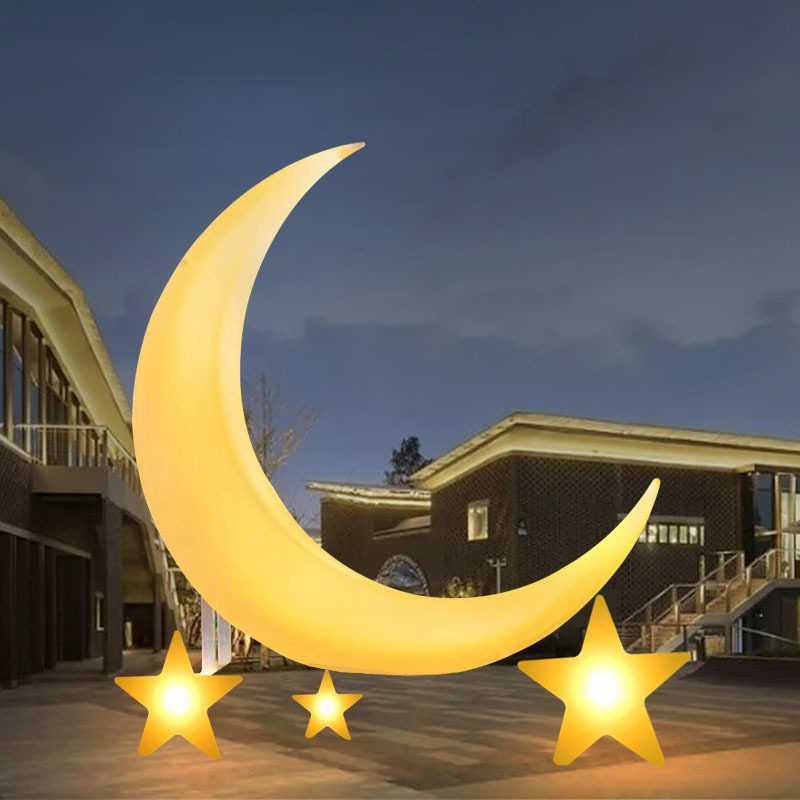 Led Moon Floor Decoration Light Solar-Powered Crescent Moon Lounge Chair Outdoor 2m Large Curved Moon Cloud Landscaping Props Led Moon Floor Decoration Light Solar-Powered Crescent Moon Lounge Chair Outdoor 2m Large Curved Moon Cloud Landscaping Props