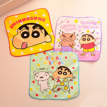 Day single small square towel Small towel Cartoon mini square towel Baby handkerchief kindergarten handkerchief