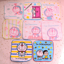 Machine Cat Trio Eyelets Cute Cartoon Children Small scarves cotton spat towels