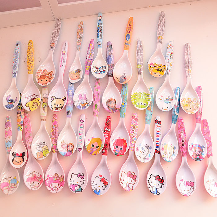 Cute cartoon Dense Amines Spoon Cute Tablespoon Spoon Spoon Soup Spoon Small Rice Spoon Unit Price