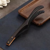 Hupeach Wood Solid Wood Tea Clip Tweezers Purple Light Sandalwood High-end Tea Tool Util Tea Accessories Tea Track Anti Slip Cup Clip