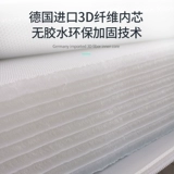 Импортный дышащий матрас, беззвучная ткань, Германия, 3D, можно стирать, 1.5м, 1.8м