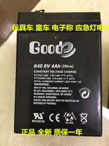 GOODE 640 6V4AH(20hrs) Electronic called toy car emergency light battery GOOD 640 battery